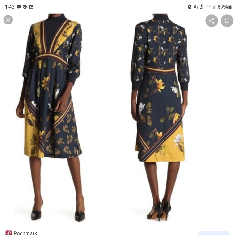 Savanna Mockable Neck MIDI Dresss